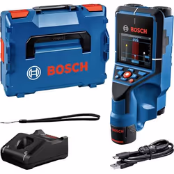 Détecteur pour le métal et le bois Bosch D-Tect 200 C; 12 V; 1x2,0 Ah accu.