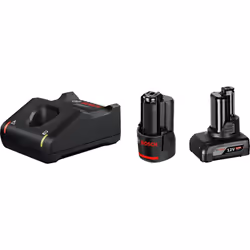 Bosch 1 x GBA 12V 2.0Ah + 1 x GBA 12V 4.0Ah + GAL 12V-40 Professional, Lithium-Ion (Li-Ion), Piles fournies