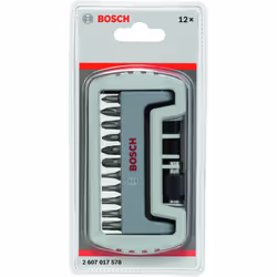 Jeu d'accessoires de tournevis Bosch 2607017578; 12 unités
