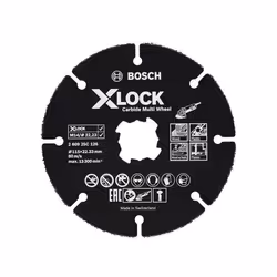 BOSCH Disque de coupe X-Lock carbure Ø 115 mm