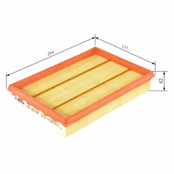 Filtre à air BOSCH 1 457 433 605 - Vue supplémentaire 7