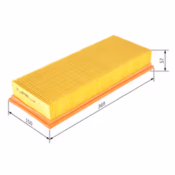 Filtre à air BOSCH 1 457 433 608 - Vue supplémentaire 7