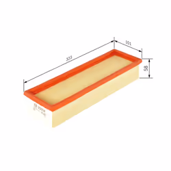Filtre à air BOSCH 1 457 433 260 - Vue supplémentaire 7