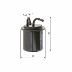 Filtre à carburant BOSCH 0 986 450 114 - Vue supplémentaire 6