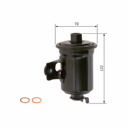 Filtre à carburant BOSCH 0 986 450 115 - Vue supplémentaire 7