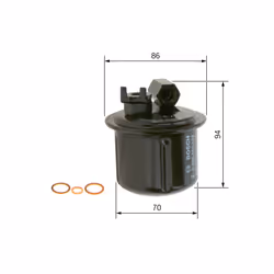 Filtre à carburant BOSCH 0 986 450 104 - Vue supplémentaire 6