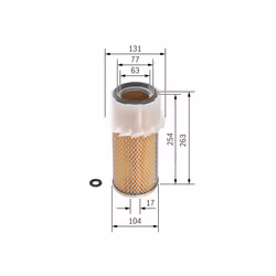Filtre à air BOSCH 1 457 433 200 - Vue supplémentaire 5