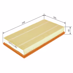 Filtre à air BOSCH 1 457 433 642 - Vue supplémentaire 9
