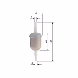 Filtre à carburant BOSCH 0 450 904 058 - Vue supplémentaire 6