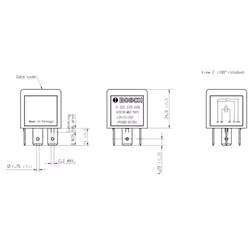 Relais BOSCH 0 332 015 006 - Vue supplémentaire 8