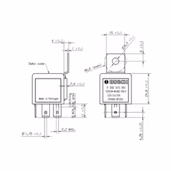 Relais BOSCH 0 332 015 001 - Vue supplémentaire 6