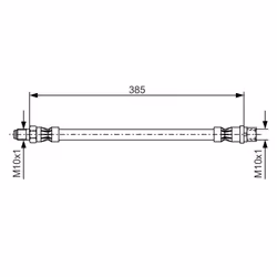 Flexible de frein BOSCH 1 987 476 439