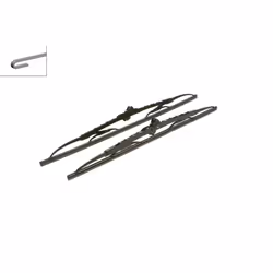 Balai d'essuie-glace BOSCH 3 397 118 565, Twin, 500+475mm, Avant, 2 pièce - Vue supplémentaire 4