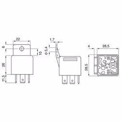 Relais BOSCH 0 332 019 213 - Vue supplémentaire 7