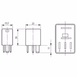 Relais BOSCH 0 332 207 402 - Vue supplémentaire 6
