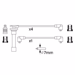Faisceau d'allumage BOSCH 0 986 356 703 - Vue supplémentaire 6