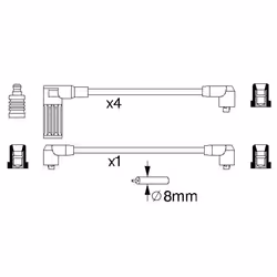 Faisceau d'allumage BOSCH 0 986 356 718 - Vue supplémentaire 6