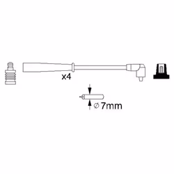 Faisceau d'allumage BOSCH 0 986 356 727 - Vue supplémentaire 6