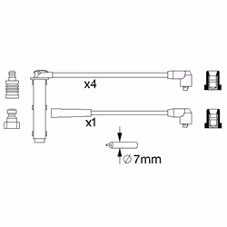 Faisceau d'allumage BOSCH 0 986 356 731 - Vue supplémentaire 6