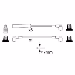 Faisceau d'allumage BOSCH 0 986 356 753 - Vue supplémentaire 6