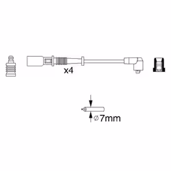 Faisceau d'allumage BOSCH 0 986 356 754 - Vue supplémentaire 6