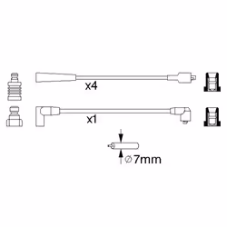 Faisceau d'allumage BOSCH 0 986 356 798 - Vue supplémentaire 6