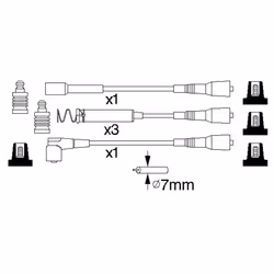 Faisceau d'allumage BOSCH 0 986 356 801 - Vue supplémentaire 6