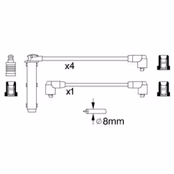 Faisceau d'allumage BOSCH 0 986 356 802 - Vue supplémentaire 6