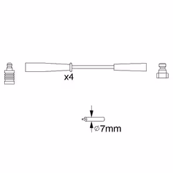 Faisceau d'allumage BOSCH 0 986 356 817 - Vue supplémentaire 6