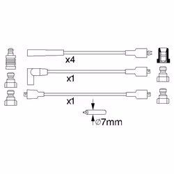 Faisceau d'allumage BOSCH 0 986 356 834 - Vue supplémentaire 6