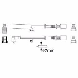 Faisceau d'allumage BOSCH 0 986 356 853 - Vue supplémentaire 6