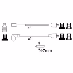 Faisceau d'allumage BOSCH 0 986 356 864 - Vue supplémentaire 6