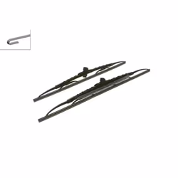Balai d'essuie-glace BOSCH 3 397 001 728, Twin 728S, 550+475mm, Avant, 2 pièce - Vue supplémentaire 4