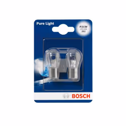 Ampoule secondaire BOSCH P21W Pure Light 12V/21W, 2 pièce