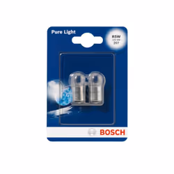 Ampoule secondaire BOSCH R5W Pure Light 12V/5W, 2 pièce