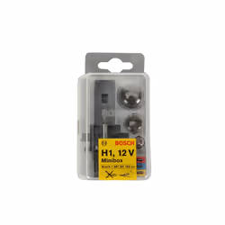 Jeu d'ampoules BOSCH H1 Minibox (+P21W R5W T4W 1x10A 1x15A 1x20A)