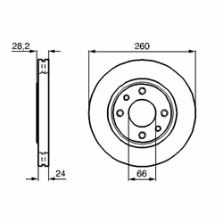 Disque de frein BOSCH 0 986 478 830, avant, ventilé , 1 pièce - Vue supplémentaire 7