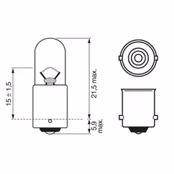 Ampoule secondaire BOSCH T4W Pure Light 12V, 4W, 10 pièce - Vue supplémentaire 8