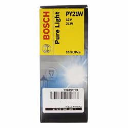 Ampoule secondaire BOSCH PY21W Pure Light 12V, 21W, 10 pièce