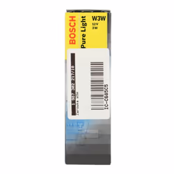 Ampoule secondaire BOSCH W3W Pure Light 12V, 3W, 10 pièce