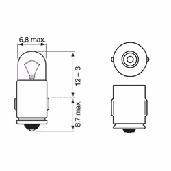 Ampoule secondaire BOSCH W2W Pure Light 12V, 2W, 10 pièce - Vue supplémentaire 7