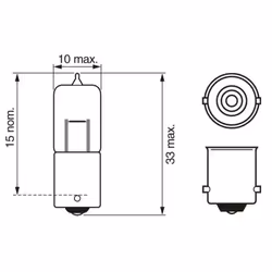 Ampoule secondaire BOSCH H10W Pure Light 12V, 10W, 1 pièce - Vue supplémentaire 8