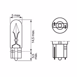 Ampoule secondaire BOSCH PBT5 Trucklight 24V, 1,2W, 10 pièce - Vue supplémentaire 8