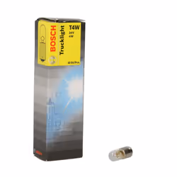 Ampoule secondaire BOSCH T4W Trucklight 24V, 4W, 10 pièce