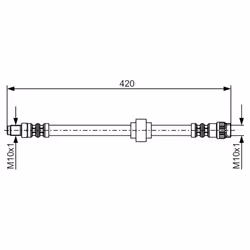Flexible de frein BOSCH 1 987 476 704 - Vue supplémentaire 5