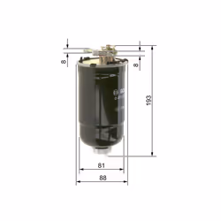 Filtre à carburant BOSCH 0 450 906 322 - Vue supplémentaire 7