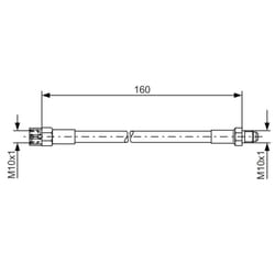 Flexible de frein BOSCH 1 987 476 230