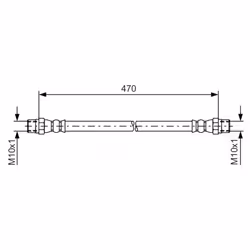 Flexible de frein BOSCH 1 987 476 392