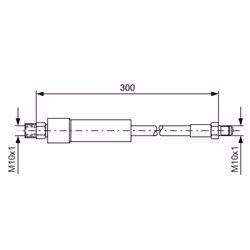 Flexible de frein BOSCH 1 987 476 074
