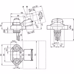 Capteur, pression de suralimentation BOSCH 0 281 002 244 - Vue supplémentaire 8